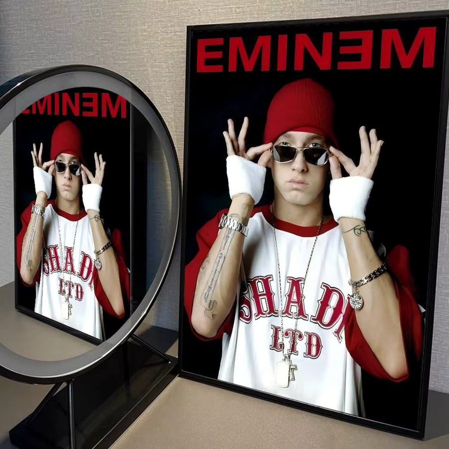 Singer E-EminemS Anime-Poster selbstklebender Whitepaper-Aufkleber in Multicolour für deine Kawaii-Raumdekoration - Bild 2