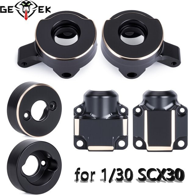 Axial Messing-Gegengewichte für Lenkknöchel, Diff-Abdeckungen und Hinterradnaben, 1:30, Zubehör - Bild 1