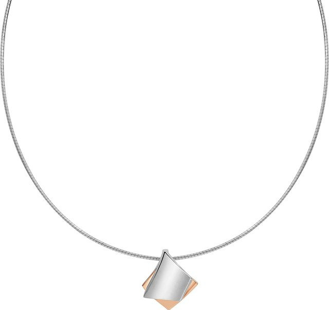 Celesta Halskette 925 Silber, rhodiniert, rosé-vergoldet, 42 cm, Damen - Bild 1