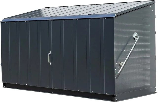 Trimetals Aufbewahrungsbox Storeguard Anthrazit B: 196 cm, T: 89 cm - Bild 1