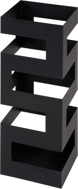 HAKU Möbel Schirmständer für Sonnenschirm aus Metall in Schwarz, H x B x T: 48,0 x 16,0 x 16,0 cm - Bild 1