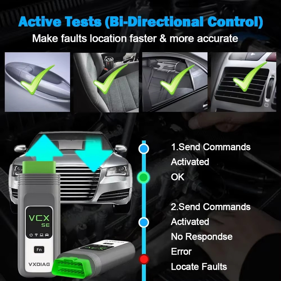 VXDIAG VCX SE OBD2 Diagnosetool für Mercedes Benz mit MB Star C6 DoIP für Systemdiagnose, Codierung und Programmierung - Bild 5