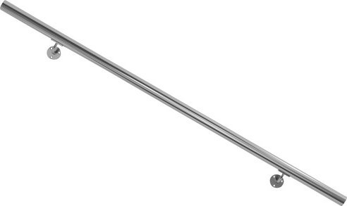 Dolle Handlauf-Set aus Edelstahl in Silber, Länge: 150 cm - Bild 1