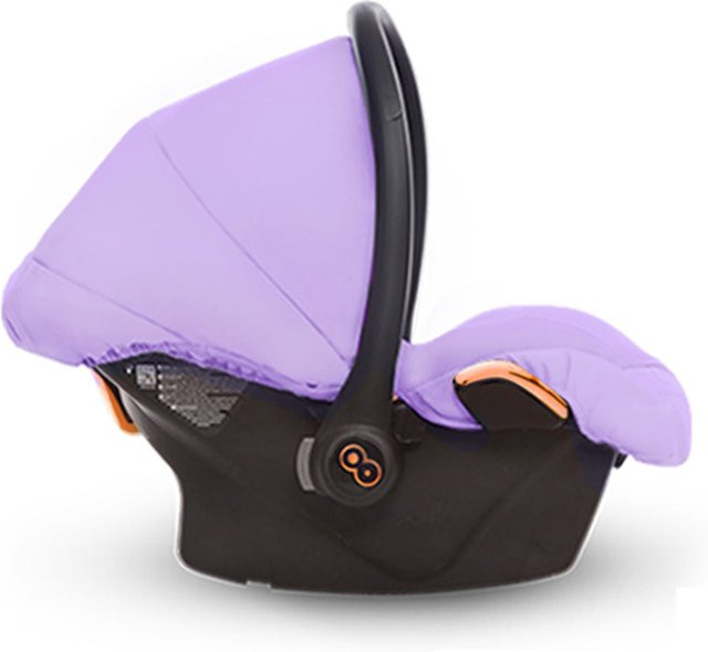TPFLiving Babyschale Ultra Stoff Lila Roségold ohne Isofix - Bild 1