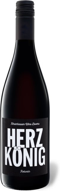 Rheinhessen Wine Lovers Herzkönig Rotwein trocken 2022 0,75 l - Bild 1