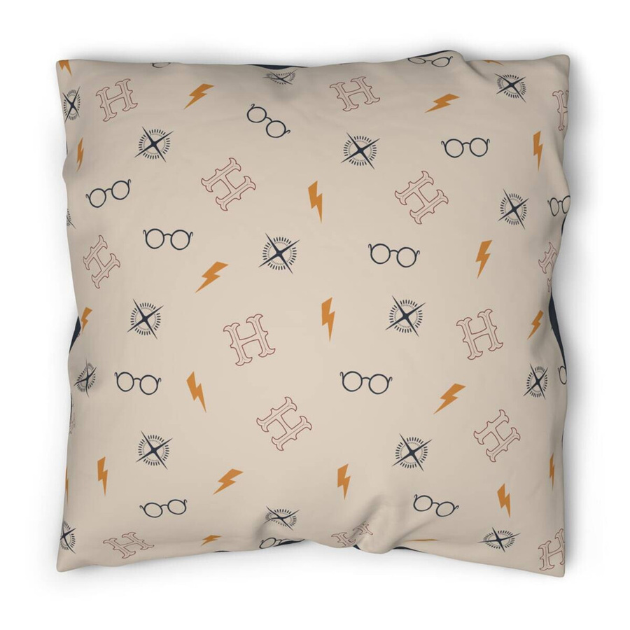 Harry Potter Microfaser Bettwäsche Set mit Reißverschluss, Grau, B/H: 135 x 200 cm und 80 x 80 cm - Bild 2