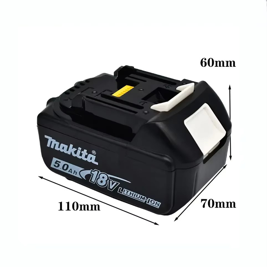 Makita 18 V Lithium-Ionen Akku LXT BL1860B mit 5,0 Ah in Schwarz - Bild 2