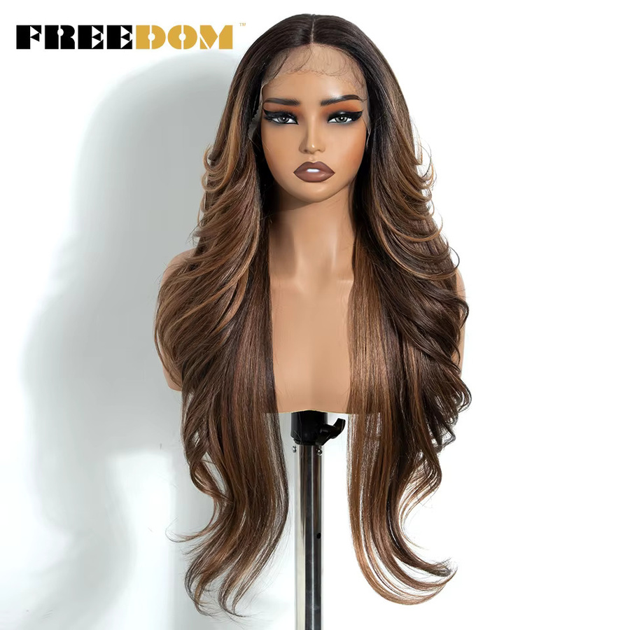 FREEDOM Lace-Front-Perücke, Ombre Braun-Blond, Damen - Bild 2