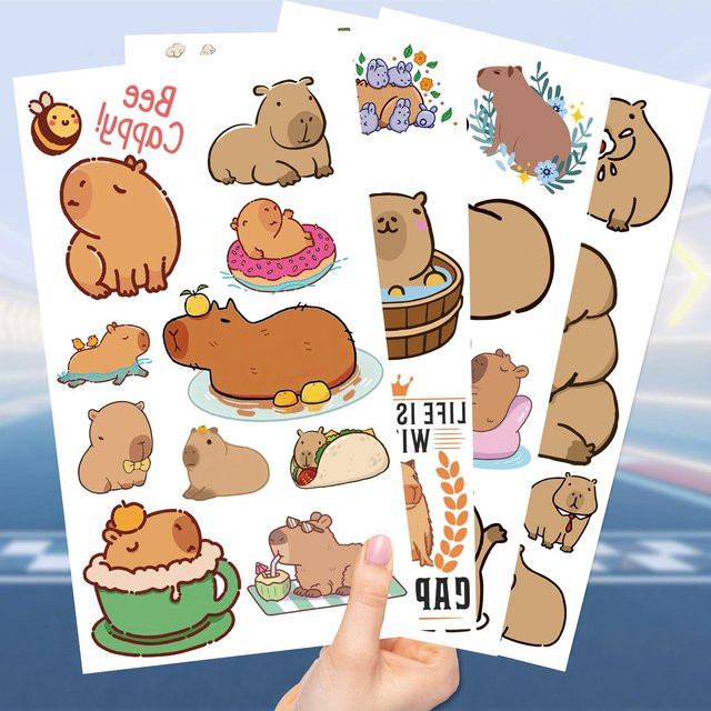 Rui Di Tattoo-Aufkleber, Cartoon Kinder, 10-teiliges Set - Bild 1