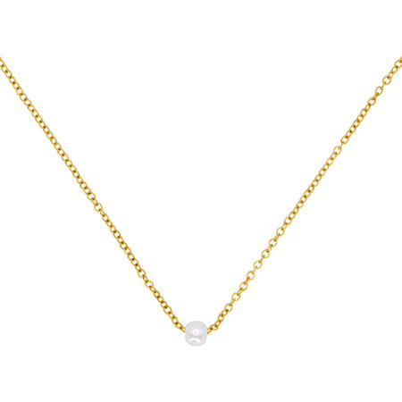 Heideman Kette Gold, Perle, Unisex