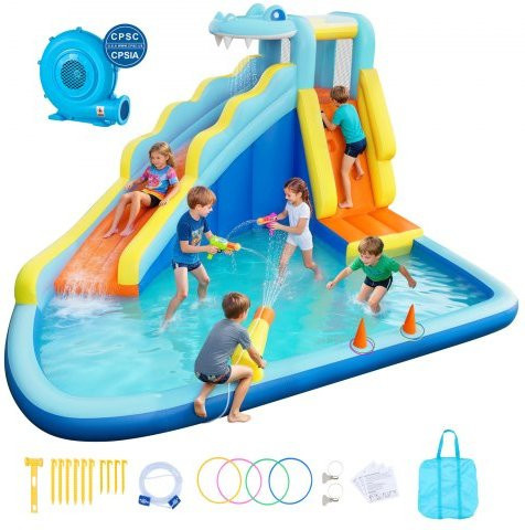 VEVOR Inflatable Bounce House Water Slide, ab 3 Jahre - Bild 1