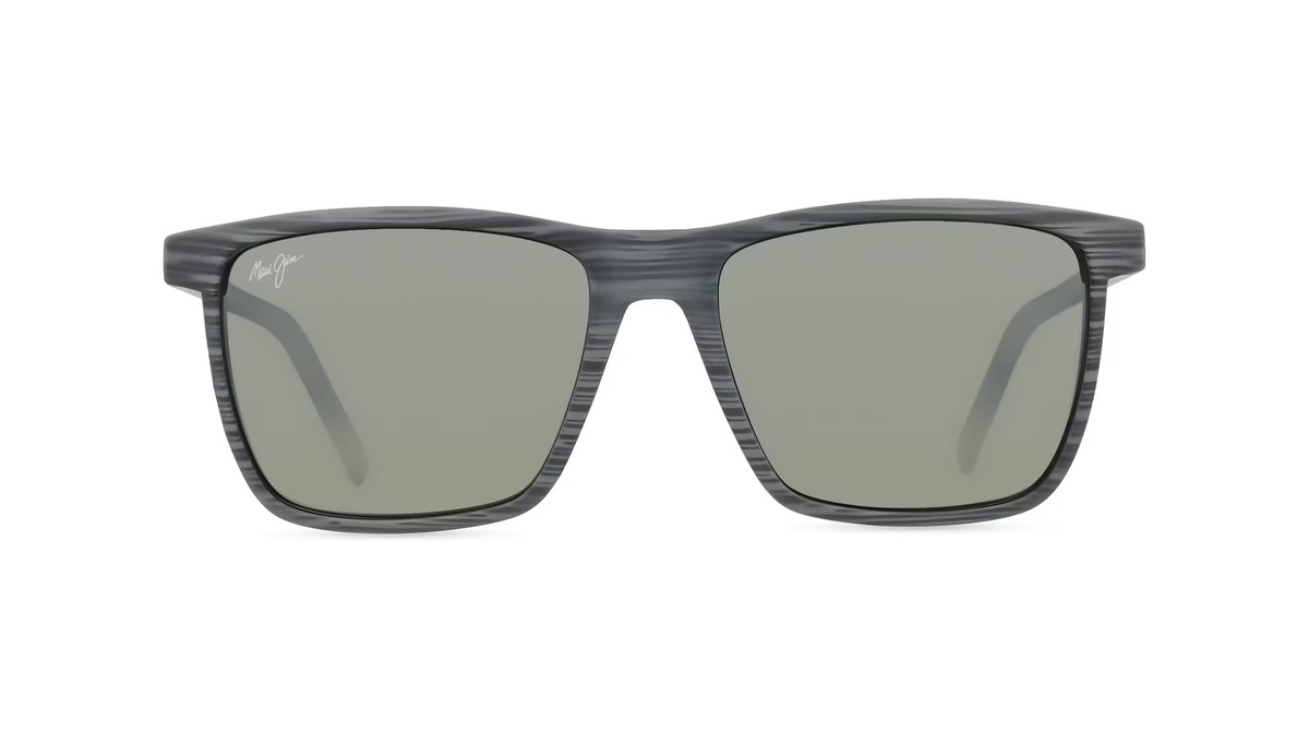 Maui Jim MJ0875S Sonnenbrille, Vollrand, Eckig, Kunststoff, Unisex, grau - Bild 1