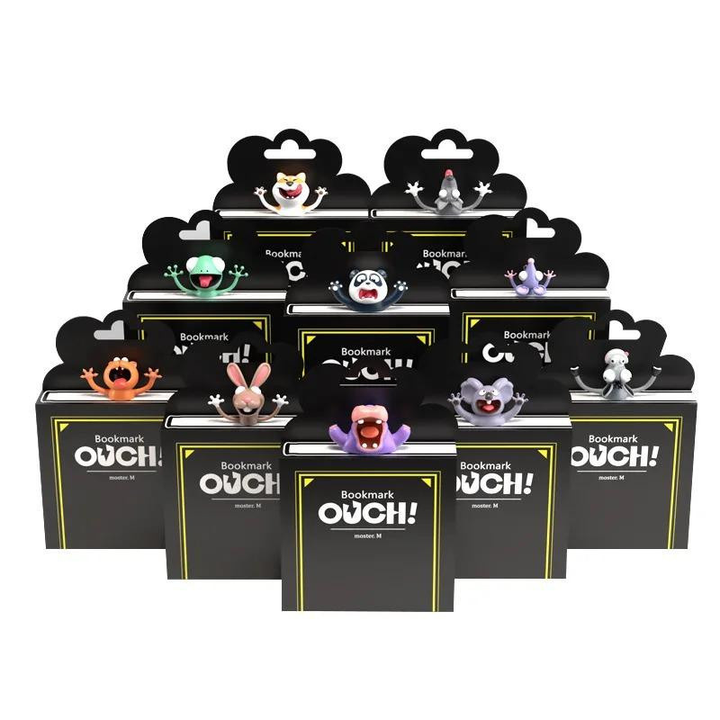 Lustiges 3D Cartoon Tier Lesezeichen aus PVC in Multicolor für Schüler und Leseliebhaber - Bild 3