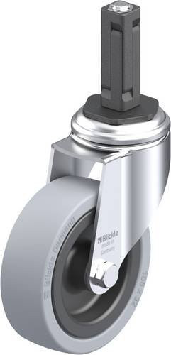 Blickle Lenkrolle LKRA-VPA 101G-11-EV12 mit Kunststoffrad in Schwarz-Grau, Rad-Durchmesser: 100 mm, Tragfähigkeit: 110 kg - Bild 1