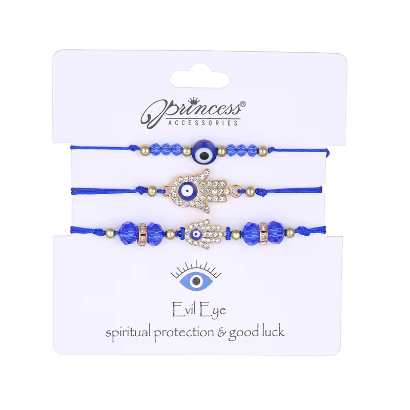 RINHOO FRIENDSHIP Armband, 3-teilig, Messing, Kristall, Damen - Bild 3