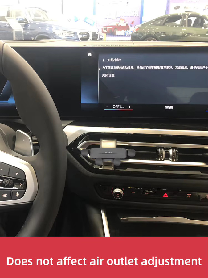 TEEQ Auto-Handyhalterung für BMW 3er Serie G20 in Schwarz mit Schwerkraft-GPS-Funktion - Bild 5