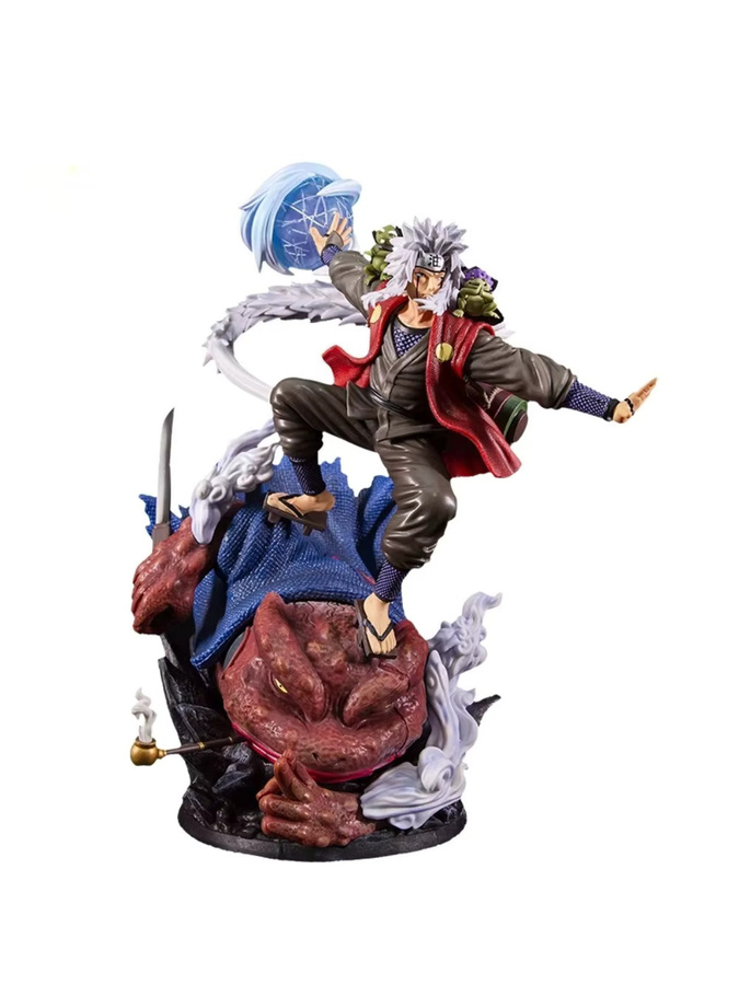 Bandai Naruto Anime Figur Jiraiya Premium Version PVC Modell Statue, Höhe: 39 cm - Bild 5