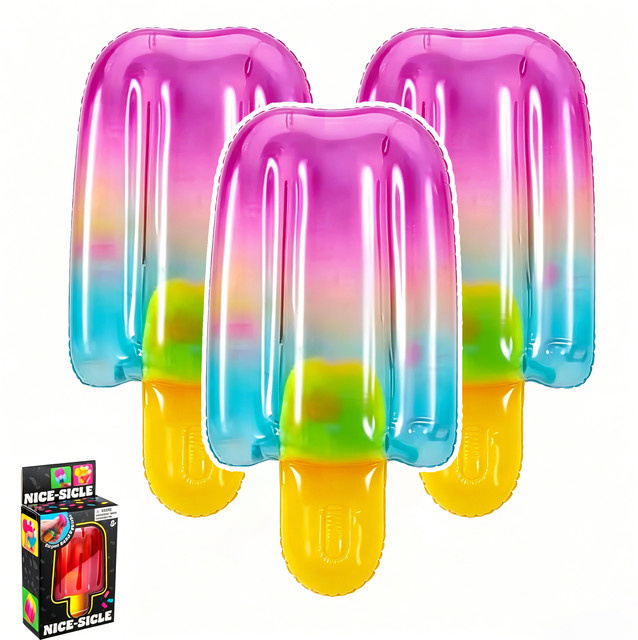 Schylling Needoh Nice Cube & Nice-Sicle, Sensorisches Quetschspielzeug - Bild 1