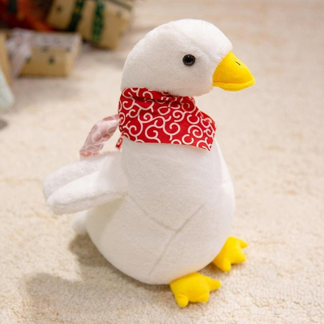 Yiran toy Weiße Ente Plüschtier, Stoffpuppe, 32cm, ab 14 Jahre - Bild 1