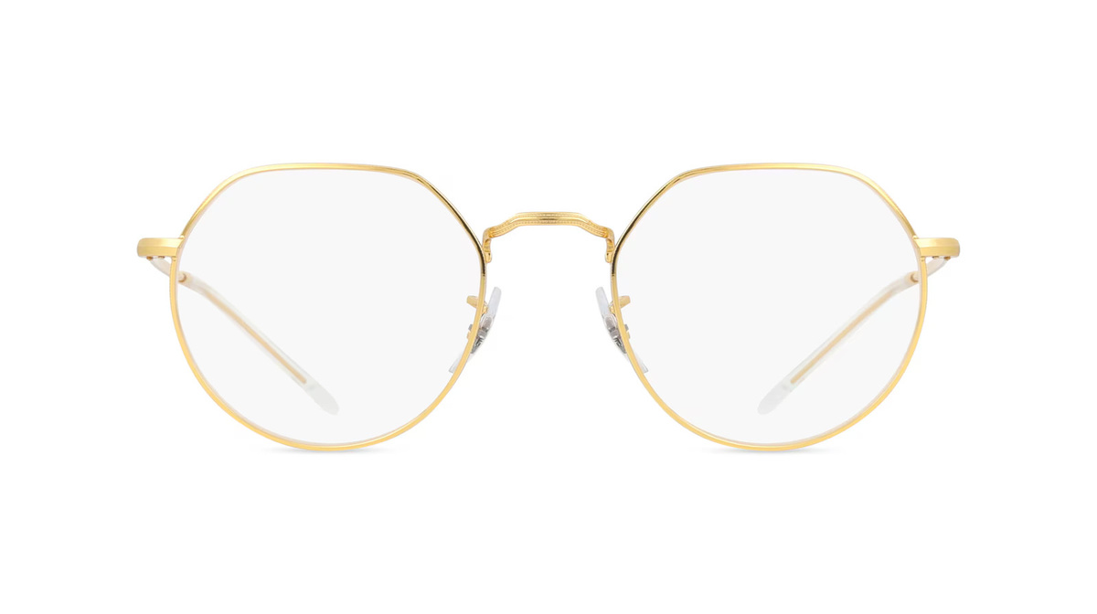 Ray-Ban RX6465 Korrektionsbrille, Vollrand, Geometrisch, Metall, Gold, Unisex - Bild 1