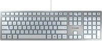 Cherry KC 6000 SLIM FOR MAC Membran-Tastatur in Silber und Weiß mit QWERTY US Layout - Bild 1