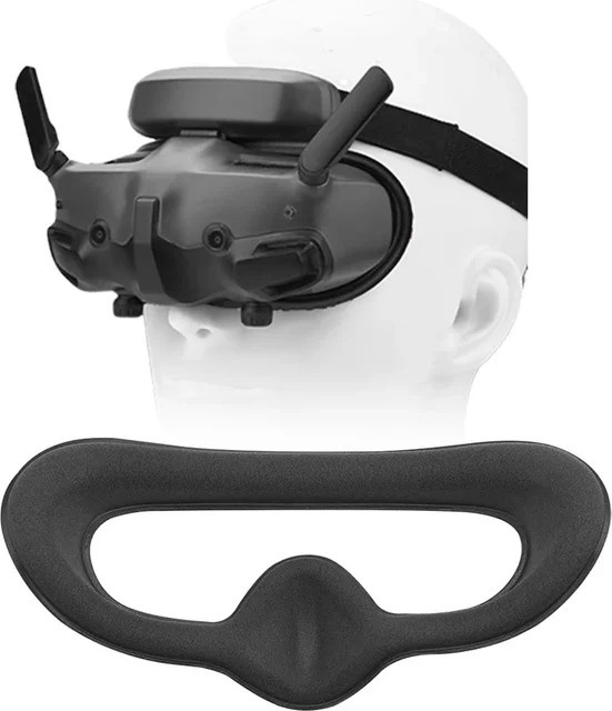 DJI Schaumstoff-Augenpolster in Schwarz für DJI AVATA 2 Goggles 2/3 - Bild 1