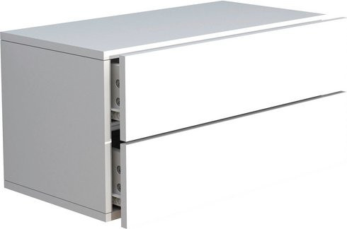 VCM Wandregal Usal Nachttisch in Weiss, B/T/H: 60 x 32 x 30 cm - Bild 2