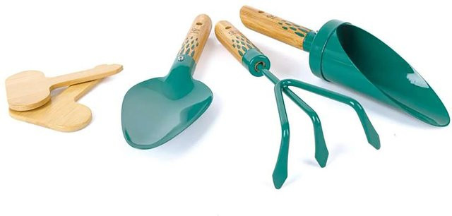 Hape Gartenwerkzeug-Set Braun-Grün - Bild 3