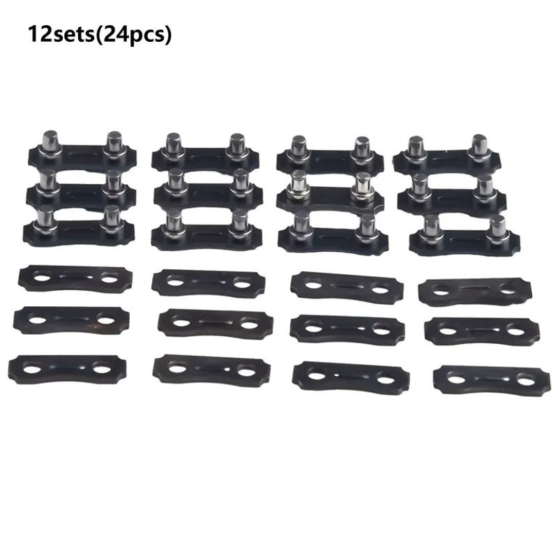 12er-Set VIBRATITE Kettensägen-Kettenverbindungsstücke 3/8 LP .050 Zoll in Silber aus Metall - Bild 6
