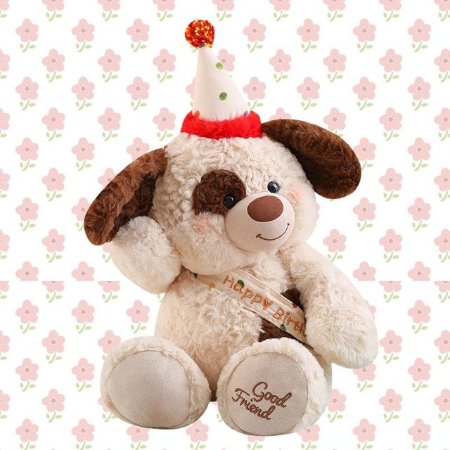 Linyi toy Dalmatiner Hund Plüschtier, schwarz, 55cm - Bild 1