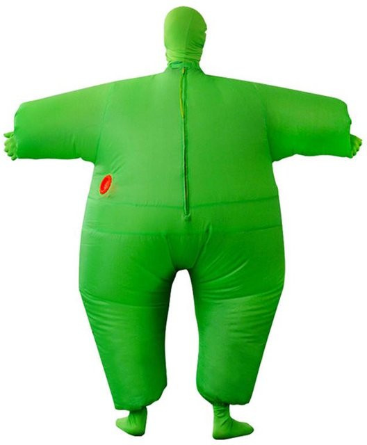 Neoglint Aufblasbarer Ganzkörperanzug Sumo-Kleidung Laufpuppe, Weiß - Bild 1