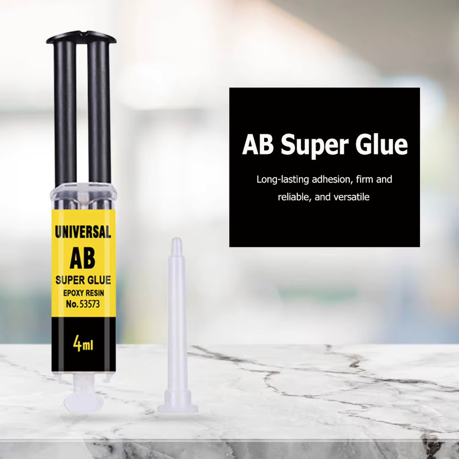 APWIKOGER Epoxidharz-Kleber Set, hochtemperaturbeständiger Kaltschweißkleber für Metall, Edelstahl und Glas, transparent, 10 Stück - Bild 2
