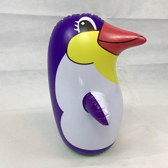 Binchi Fitness Pinguin Wackelfigur, Aufblasbare Schlagspielzeuge, 45cm - Bild 1