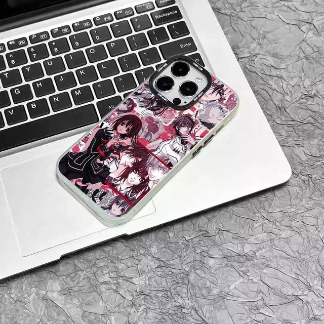 Vampire Knight Handyhülle mit Laser-IMD-Effekt in Silber für iPhone 11 bis iPhone 17 Pro Max und Air Modelle - Bild 1