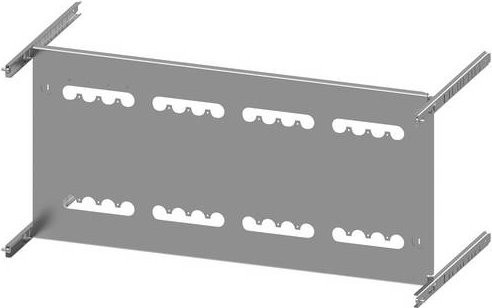 Siemens SIVACON S4 Montageplatte 3VA12 250A 4-polig Stecksockel Grau H: 35,0 cm, B: 80,0 cm - Bild 1