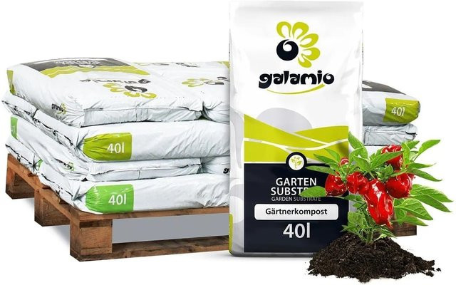 Galamio Gärtnerkompost 12 Säcke à 40 l mit insgesamt 480 l - Bild 1
