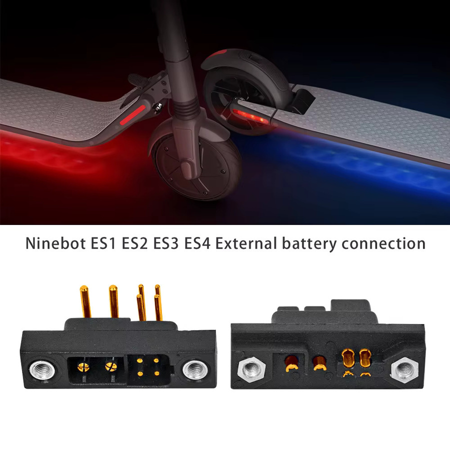 Ninebot Dashboard Control Board mit Outlet Buchse für ES1 ES2 ES3 ES4 Roller zur externen Batterie Verbindung in Schwarz oder Weiß - Bild 4