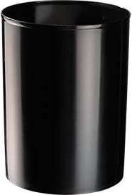 SSI Schäfer Papierkorb rondofix in Schwarz aus Kunststoff, B/T/H: 33,6 x 27,0 x 18,0 cm - Bild 1