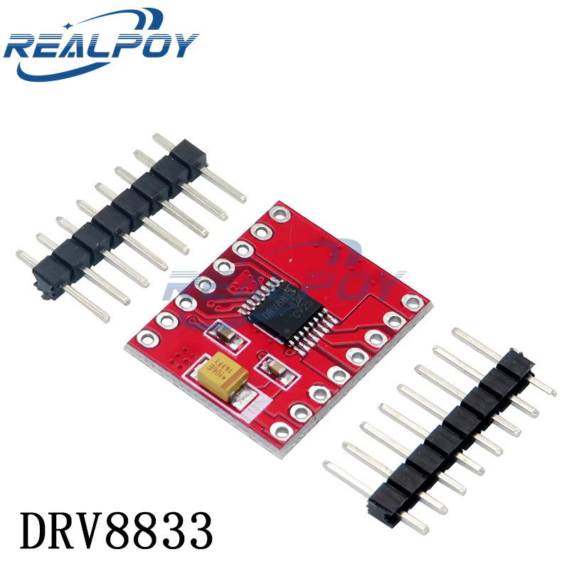 REALPOY TB6612FNG Dual Motor Driver DRV8833 1A für Arduino Mikrocontroller in Rot - Bild 2