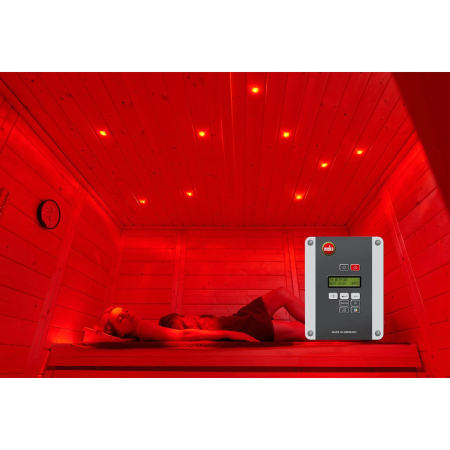 Weka Farbvisionen Set B LED RGB Effektbeleuchtung für Sauna und Infrarotkabine in Gelb, Grün, Rot, Blau und Weiß - Bild 2