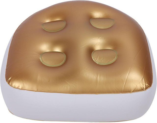 Koogeelife Aufblasbares Spa-Kissen in Gold, Wasserabweisende Whirlpool-Matte und Badewannen-Rückenlehne - Bild 1