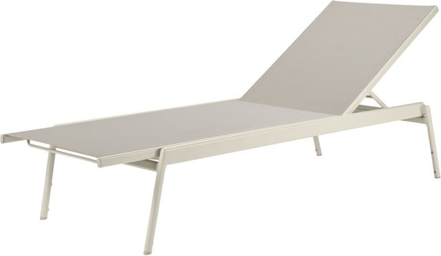 VEGA Sonnenliege Elaris in Beige mit Textilene-Sitzfläche, L x B x H: 200 x 74 x 36 cm - Bild 1