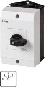 Eaton Stufenschalter I(G) T0-2-8241/I1 Drehschalter IP65 Kunststoff Schwarz Weiß - Bild 1