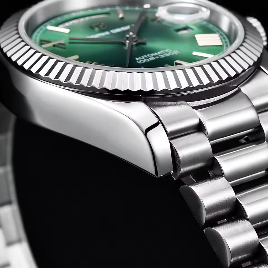 PAGANI DESIGN Automatik-Armbanduhr, Edelstahl, Saphirglas, Herren - Bild 4