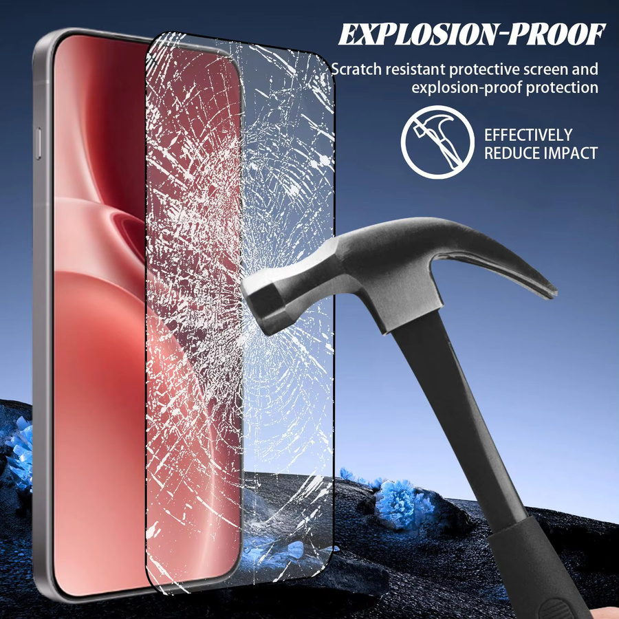 Privatsphäre Displayschutz aus gehärtetem Glas mit 9H Härte für Xiaomi 17T Pro, Xiaomi 15 und Xiaomi 14 T Pro 5G, transparent, vollständige Abdeckung - Bild 3