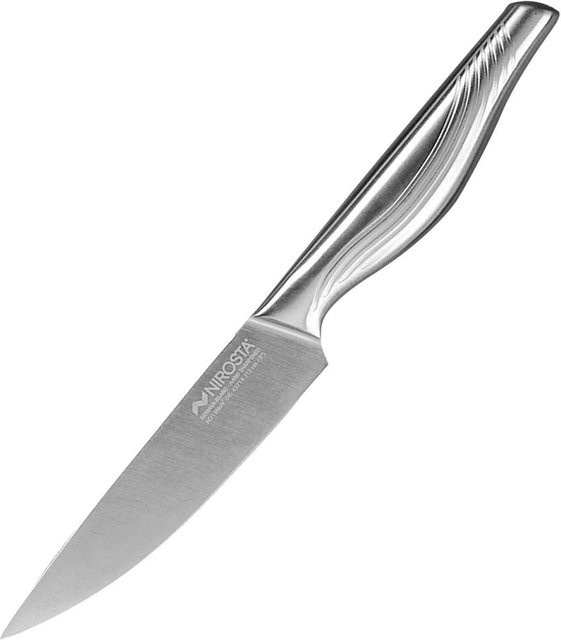 Nirosta Spickmesser Swing aus Edelstahl in Silber mit 12 cm Klinge - Bild 1