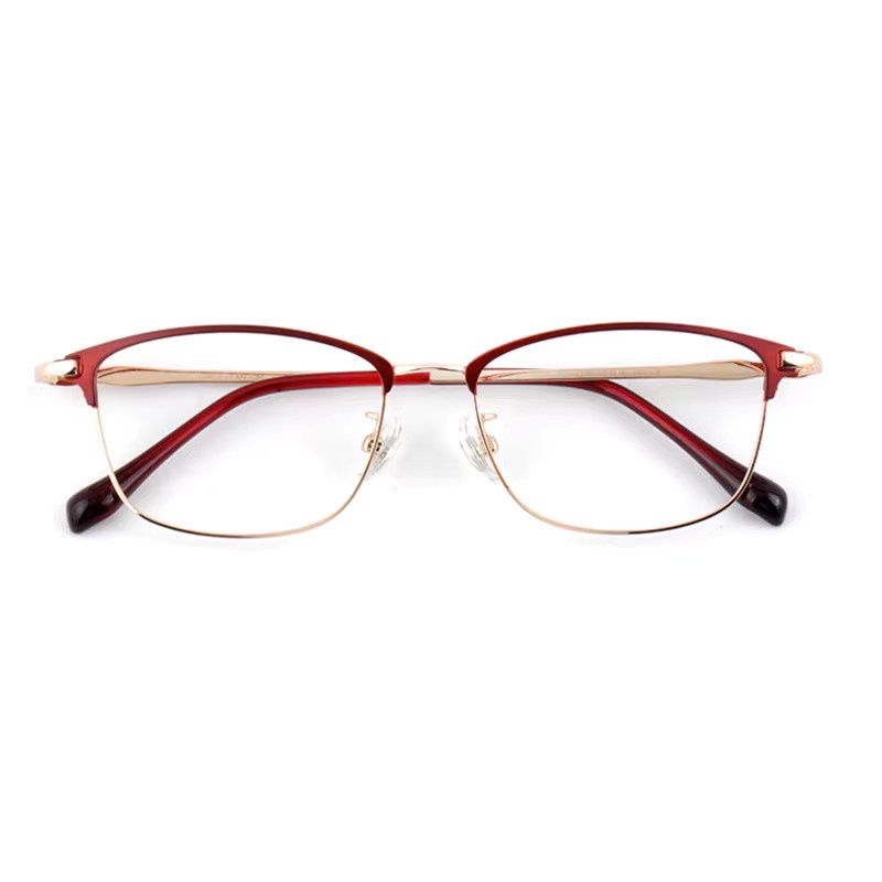 Retro-Lesebrille, Cat-Eye, Rot, Blaulichtfilter - Bild 2