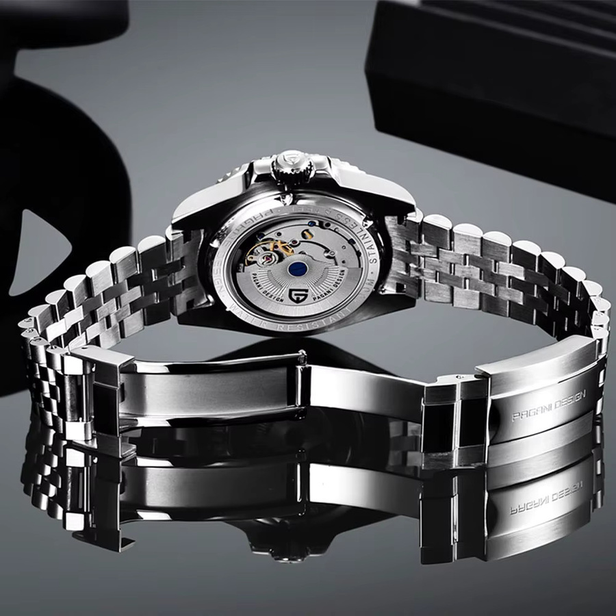PAGANI DESIGN Armbanduhr, Mechanisch, Edelstahl, Saphirglas, 40 mm, Herren - Bild 5