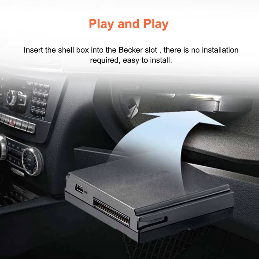 Bonroad Wireless CarPlay und Android Auto Modul für Mercedes Benz Becker NTG4.5 in Schwarz - Bild 3