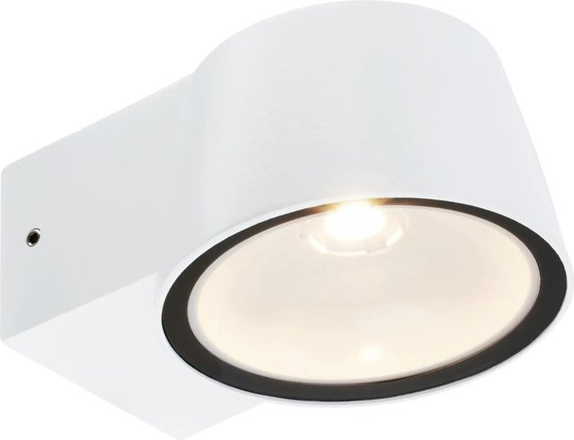 Telefunken LED-Outdoor-Wandleuchte aus Aluminium in Weiß, IP54, warmweiß, B/T/H: 5,5 x 9,5 x 13 cm - Bild 1